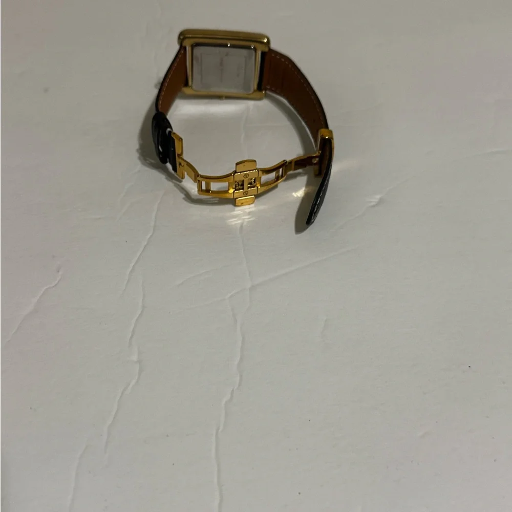 Michael Kors I Unisex Watch I Gold-Plated Case I Croc-Print Strap I Black